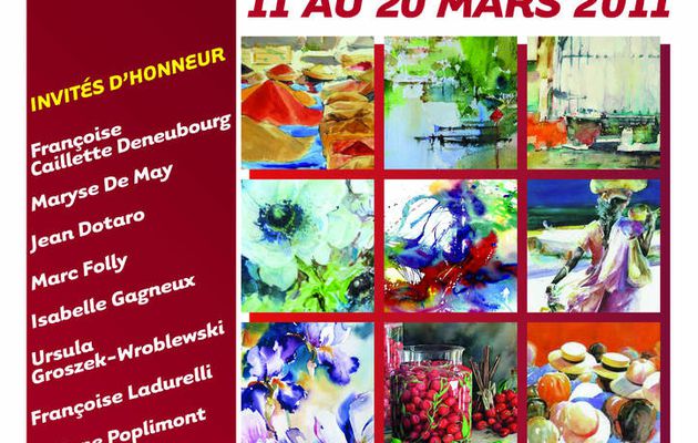 expo aquarelle à FRESNES en mars