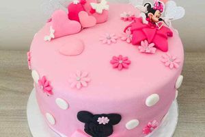 GATEAU BAPTEME MINNIE