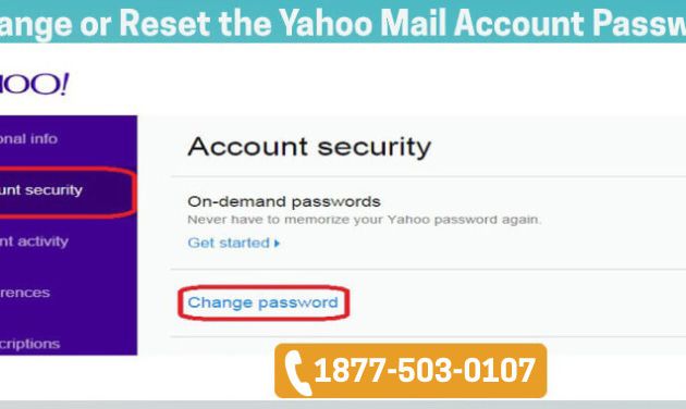 The Easy Way To Change Or Reset The Yahoo Mail Account Password