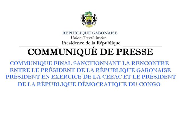 Présidence de la République : Communiqué de Presse