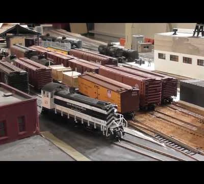 Circulations sur le réseau échelle HO "RailroadState Belt" de Bill Kaufman's