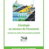 Parution de l'ouvrage "l'écologie au secours de l'économie"