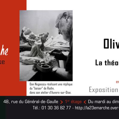 Avril 2016, 2 expositions : la Théorie des baisers à Auvers-sur-Oise et la Chambre du secret à la Villa Daumier 