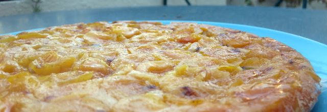 Tatin briochée aux mirabelles