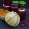 Confiture melon framboises