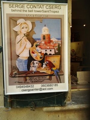 Mes rencontres à Saint-Tropez...&quot;le peintre Serge&quot;