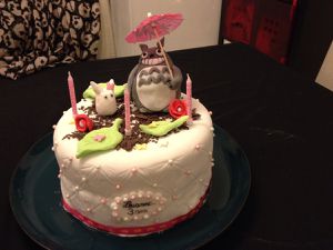 Le gâteau Totoro