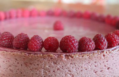 Cheese cake aux framboises d'automne