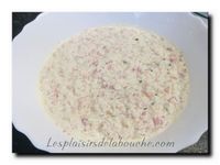 Boudin blanc à la crème sauce à l'échalote 