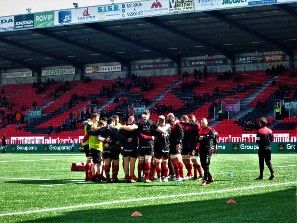  USO-Stage Français.....Top 14...2017-2018...Victoire d(Oyonnax, génial.....et les rugbymans de Paris, vraiment adorables..... 