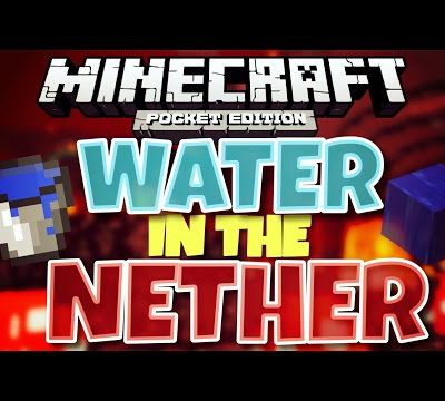 Glitch / Minecraft : obtenir de l'eau en MCPE ! 