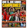 PRESSE > La Une de Marca (Espagne)