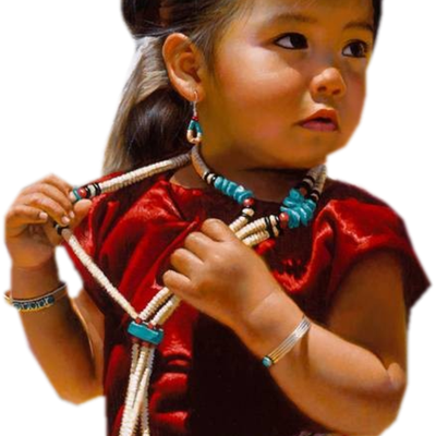 Enfant - Fille - Amérindienne - Render-Tube - Gratuit