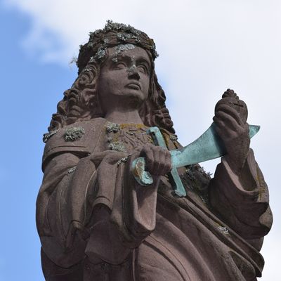 La Fontaine Saint-Pancrace à Husseren-Les-Châteaux (Haut-Rhin 68420)
