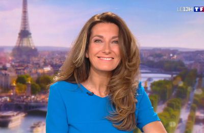 Anne-Claire Coudray Le 13H et Reportages TF1 le 28.04.2024