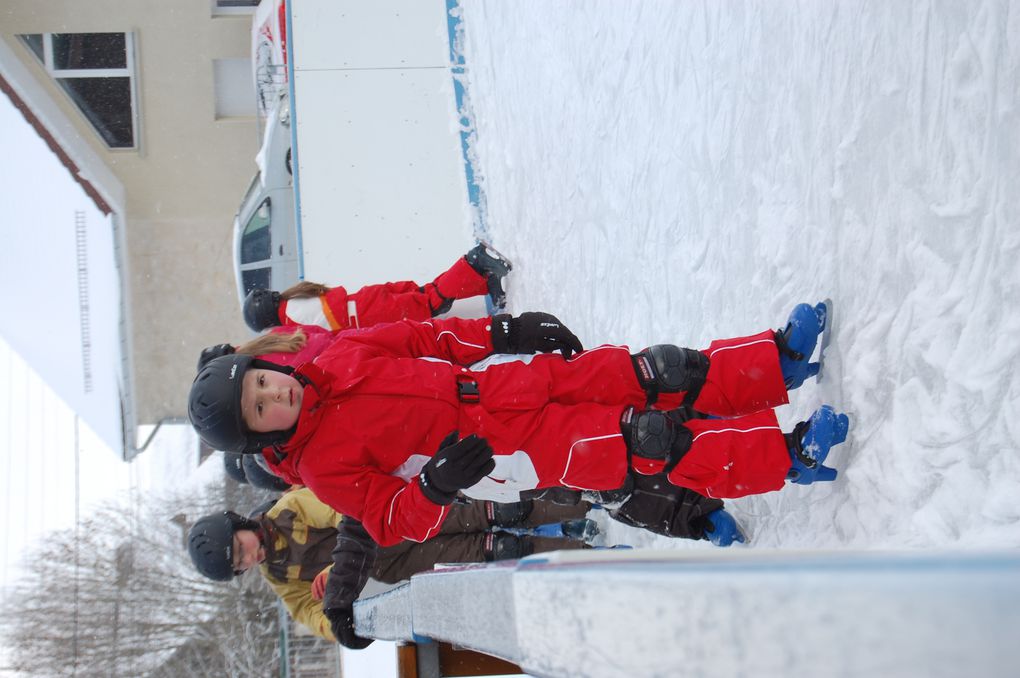 Et toujours la neige et le sourire!