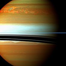 Cassini rastreó las secuelas de rara tormenta en Saturno.