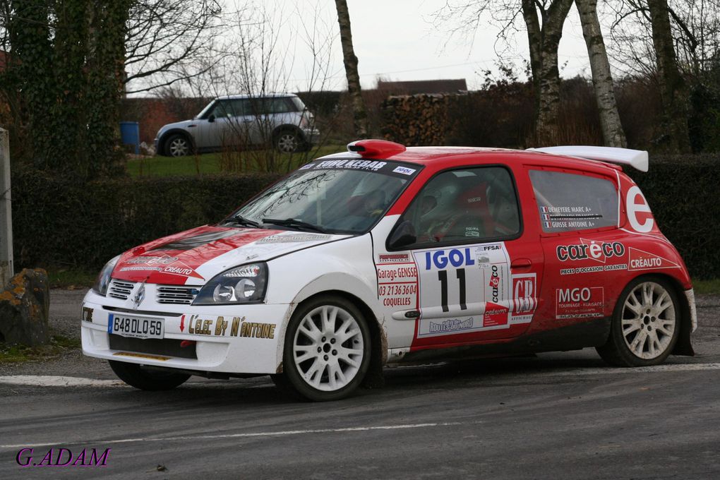 Premier rallye de la saison 2010 dans le Nord de la France