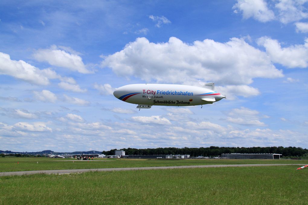 Visite du port de Friedrichshafen et le Zeppelin au bord du Lac de Constance.