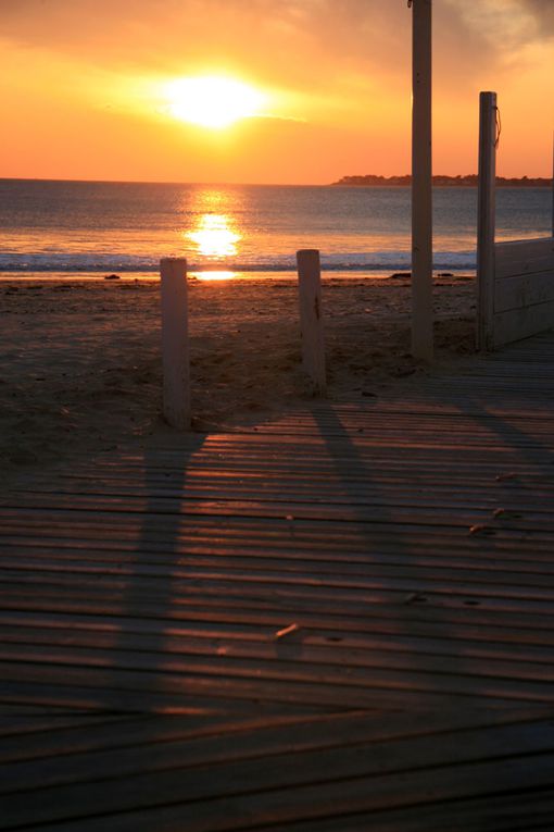 Couché de soleil baie de La Baule - Photos Thierry Weber Photographe de Mer Guérande La Baule