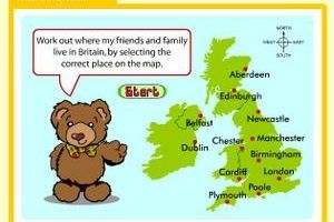 Where in Britain ? (Barnaby bear and his family)