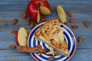 Tarte aux pommes à la crème d'amande vegan