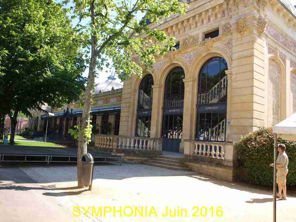 Spectacle de SYMPHONIA en juin 2016 à Néris les bains