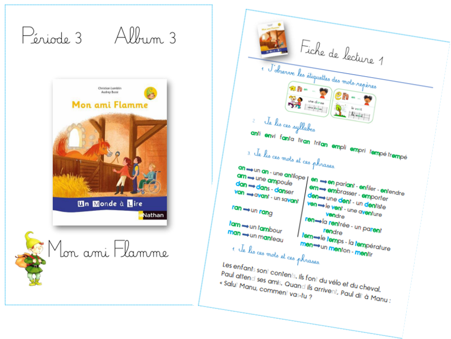 Fiche De Lecture Album 3 Mon Ami Flamme Un Monde A Lire Version Blanche Mes Tresses D Zecolles