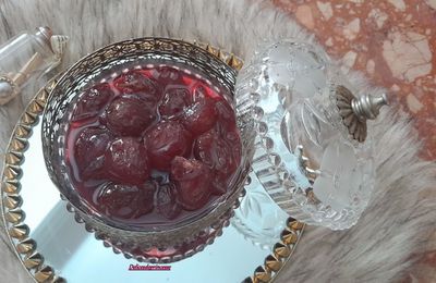 CONFITURE DE RAISINS ROUGE....مربى (معجون) العنب الأحمر