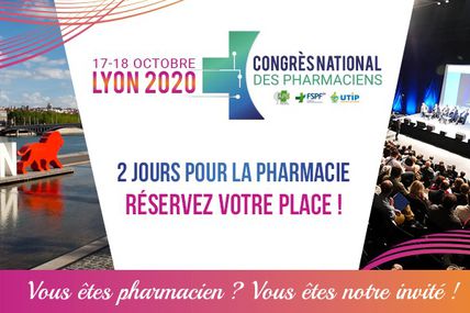 Congrès national des pharmaciens - Rendez-vous en juin 2021