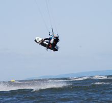 Test planche de kitesurf Goldenboard Luxury 2012 en 133