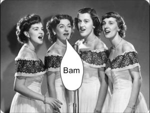 the chordettes, un quartet vocal féminin américain formé en 1946 chantant souvent a cappella