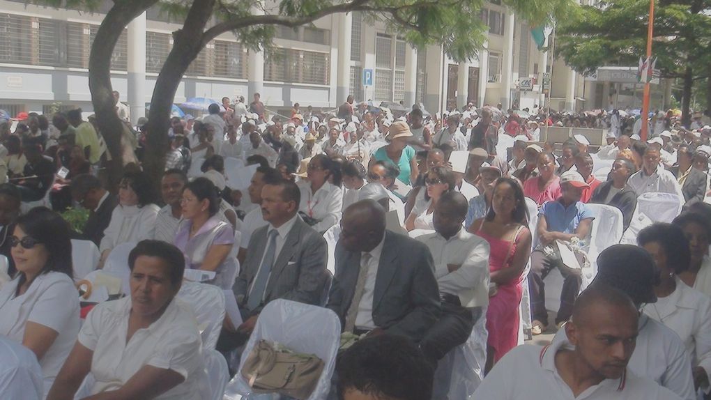 Commémoration des 4 ans de la tuerie devant le Palais d'Ambohitsorohitra. Photos: Andry Rakotonirainy