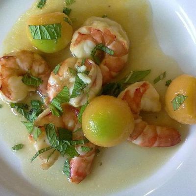 Gambas au melon