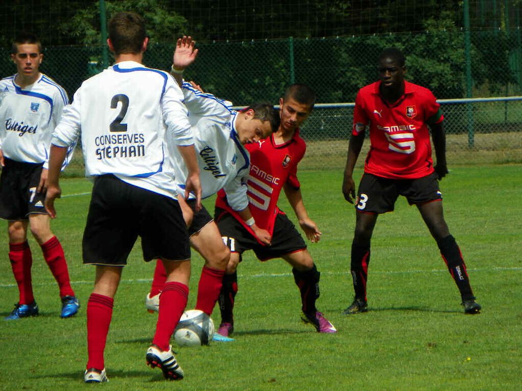 Dernier match des U19 contre le Stade Rennais.