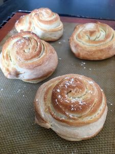 Pain tourbillon à l'huile d'olive, recette au thermomix.