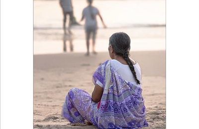 Un Indien à la plage - Goa 2017 par Claire Tabard