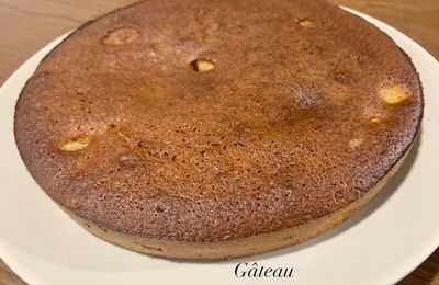 Gâteau bananes caramélisées