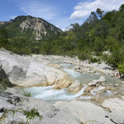 Côte d'Azur 2017 - J 14: Clue de la Cerise (baignade dans l'Esteron)