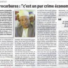 Comores: Un crime contre le peuple Comorien!