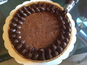 Tarte Piémontaise noisettes et chocolat noir