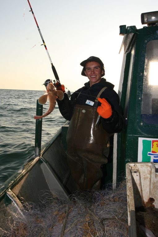 Sortie en mer du 19 Août avec Anthony, à bord de son bateau "La Pomme". 
