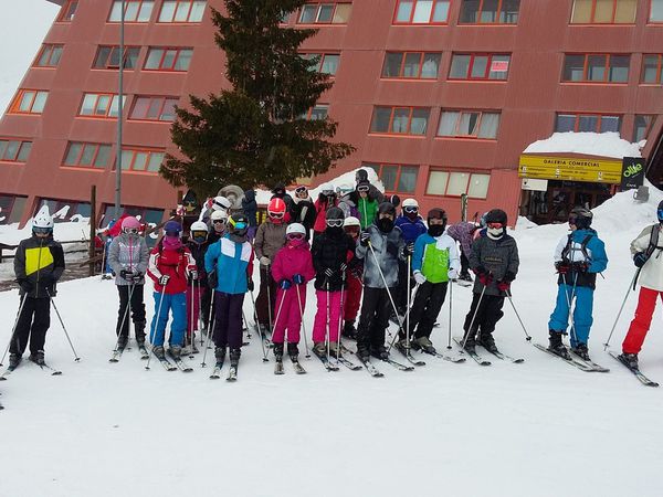 Deuxième jour des cours de ski
