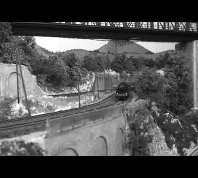 Train miniature HO Chalindrais ligne 2 (2ème réseau d'André Gay) vidéo 68