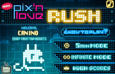 La bonne surprise du moment : Pix'n Love RUSH sur Iphone