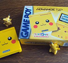 Gameboy Advance SP Limited Edition Pikachu