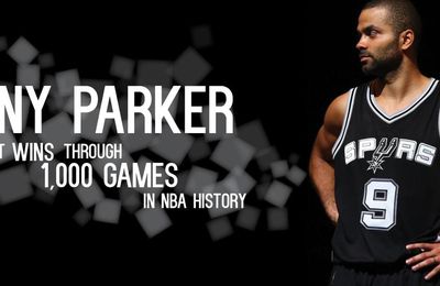  Avec 1 000 matches, Tony Parker entre dans la légende de la NBA