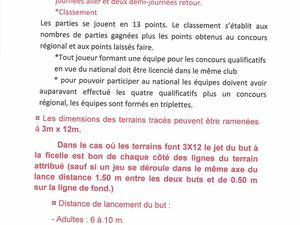 Règlement de l'activité 2022