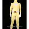 Jaune Blanc pleine forme Zentai Suit