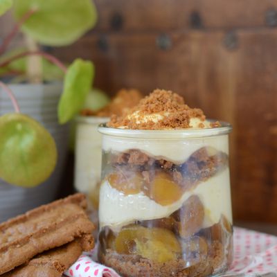 Tiramisu mirabelles et Spéculoos Jours Heureux #partenariat